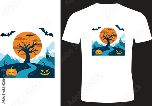This eye-catching illustration is perfect for any Halloween project! With its bold colors and playful design, it's sure to add a touch of fun to your work.