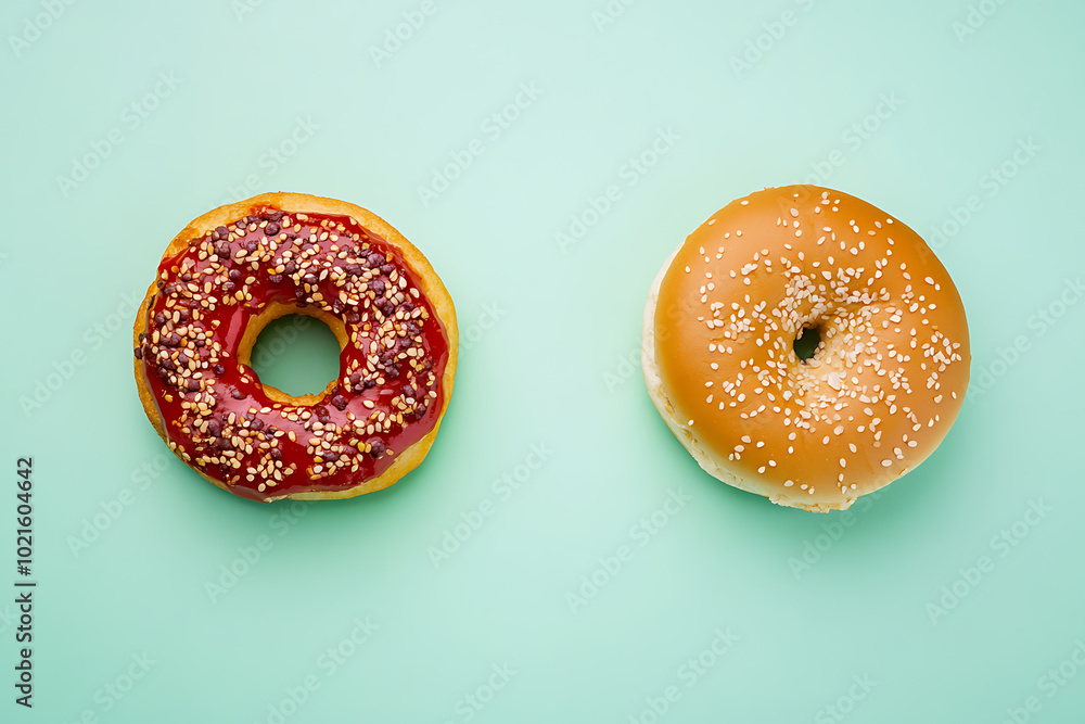 image fast food, isolated