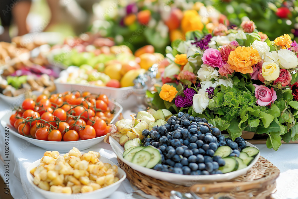 A beautifully arranged table featuring nutritious foods for pregnant women, including leafy greens, whole grains, and colorful fruits, in a cozy dining setting A beautifully arranged table featuring nutritious foods for pregnant women, including leafy greens, whole grains, and colorful fruits, in a cozy dining setting