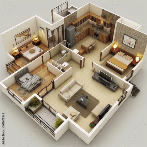 Small Apartment Floor Plan Design