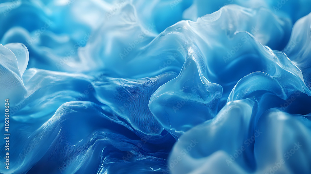 Obraz premium Abstract Blue Fabric Background