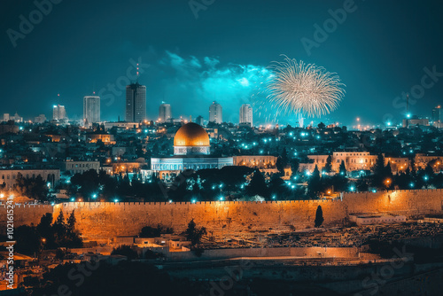 Jerusalem Fireworks