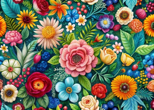 Vibrant Floral Patterns and Designs for Creative Projects and Nature Inspired Artwork Backgrounds