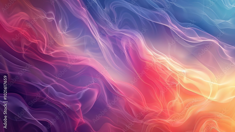 Abstract Colorful Flowing Lines Design Abstract Colorful Flowing Lines Design