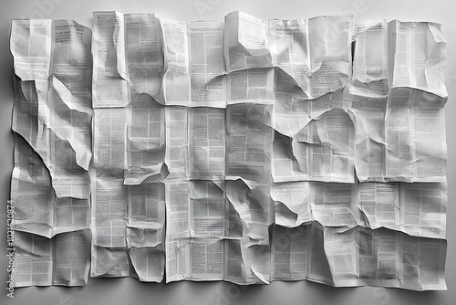 Newspaper Texture Background