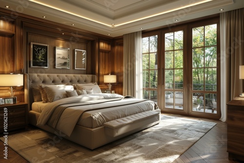 Elegant Luxurious Master Bedroom Interior Design