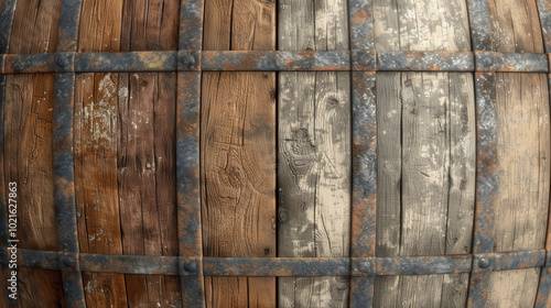 Wooden Barrel Texture