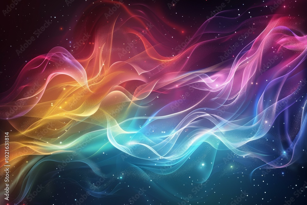 Abstract Colorful Cosmic Nebula Abstract Colorful Cosmic Nebula