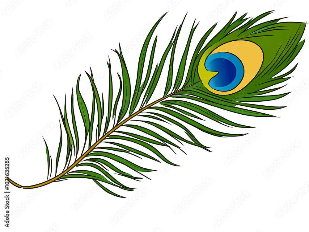 a peacock feather with a blue and yellow feather a peacock feather with a blue and yellow feather