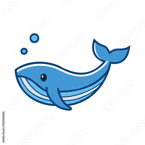  Blue Whale Icon  photo