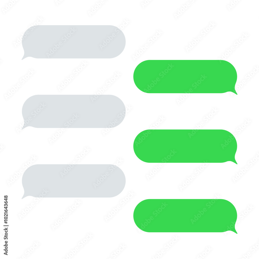 Smart Phone with chatting. Speech bubbles for chat. Text sms template bubbles. Messenger conversation mockup. Messenger interface Smart Phone with chatting. Speech bubbles for chat. Text sms template bubbles. Messenger conversation mockup. Messenger interface