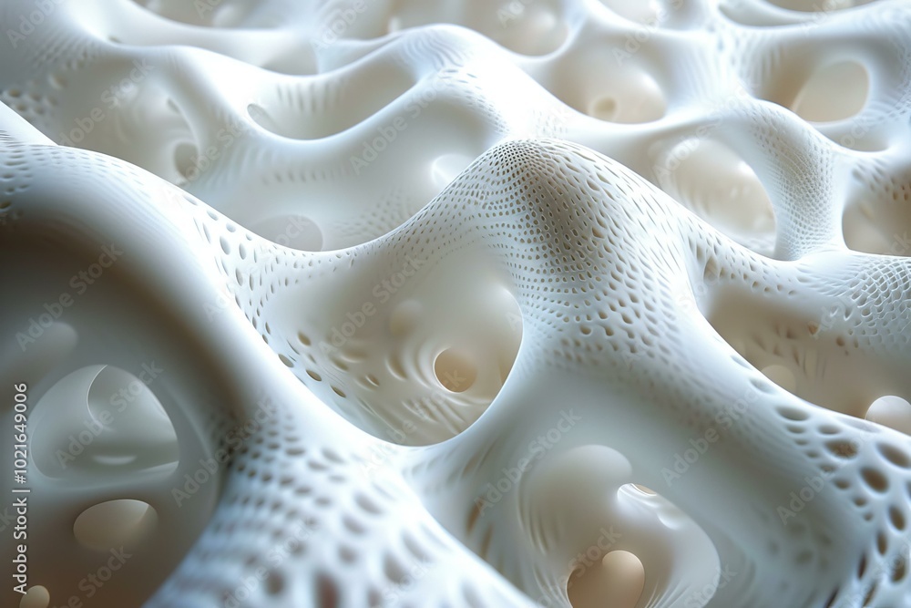 Abstract 3D Printed Organic Architecture Design Abstract 3D Printed Organic Architecture Design