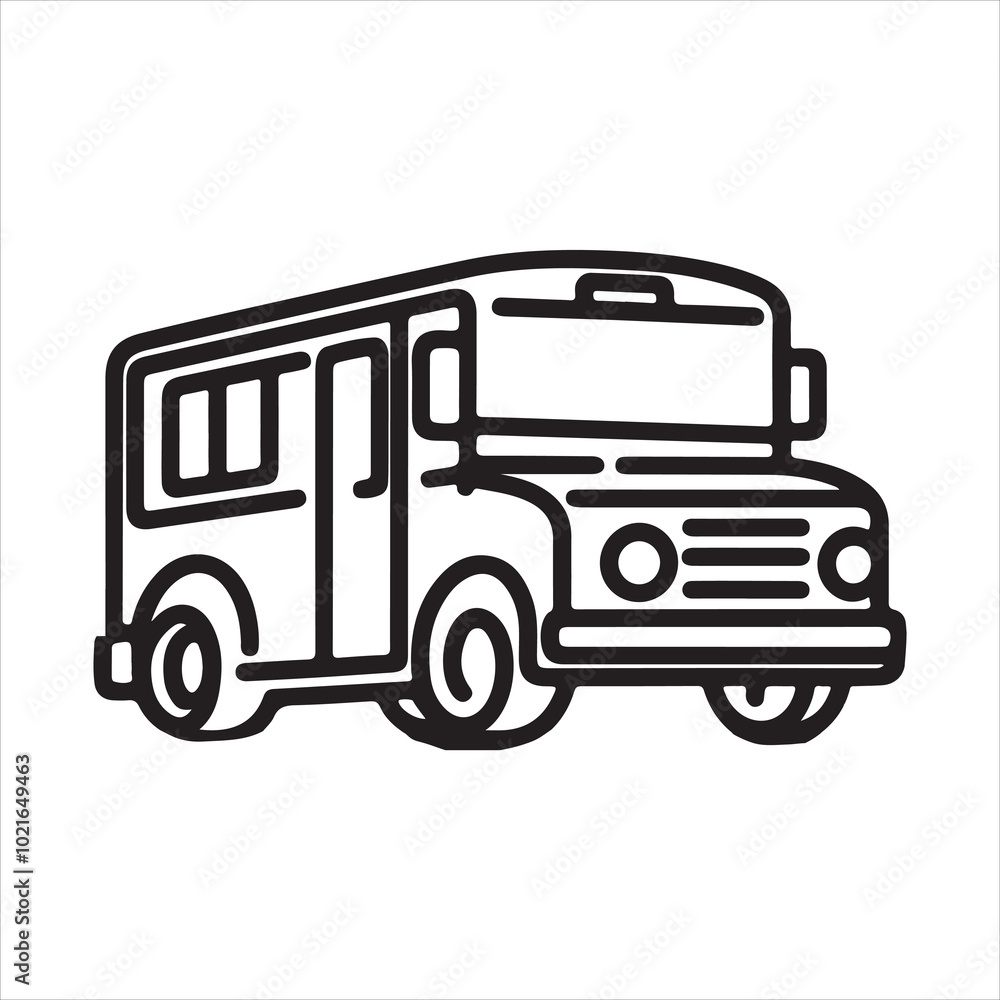 single one line vehicle silhouette on white background
single one line vehicle silhouette on white background