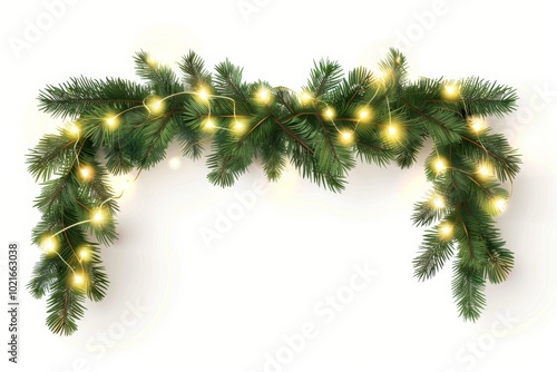 Set a festive mood with a stunning Evergreen Garland and cozy white lights to add a magical touch to your holiday season. Let the warmth and cheer fill your space with joy and celebration