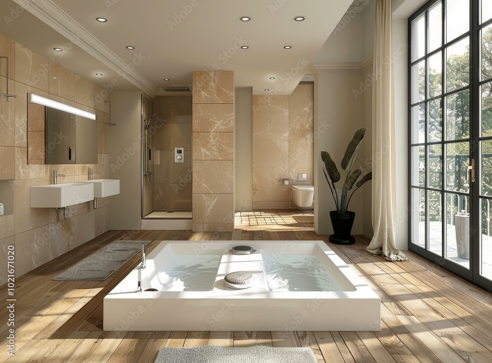 Modern Luxury Spa Bathroom Interior Design Modern Luxury Spa Bathroom Interior Design