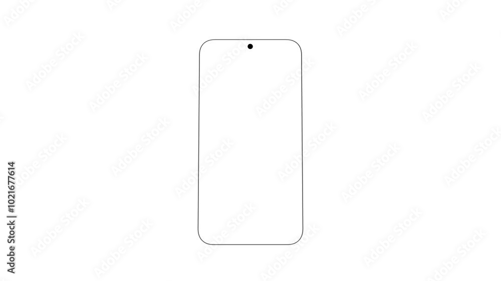 Smartphone QR code scanning animation for online payment Smartphone QR code scanning animation for online payment