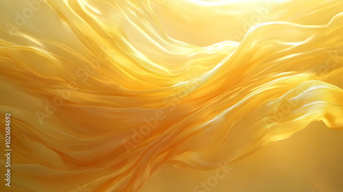 Golden Fabric Abstract Background