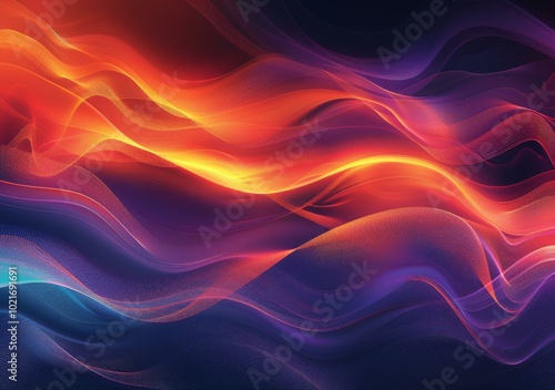 Wallpaper Mural Abstract Colorful Flowing Lines Design Torontodigital.ca