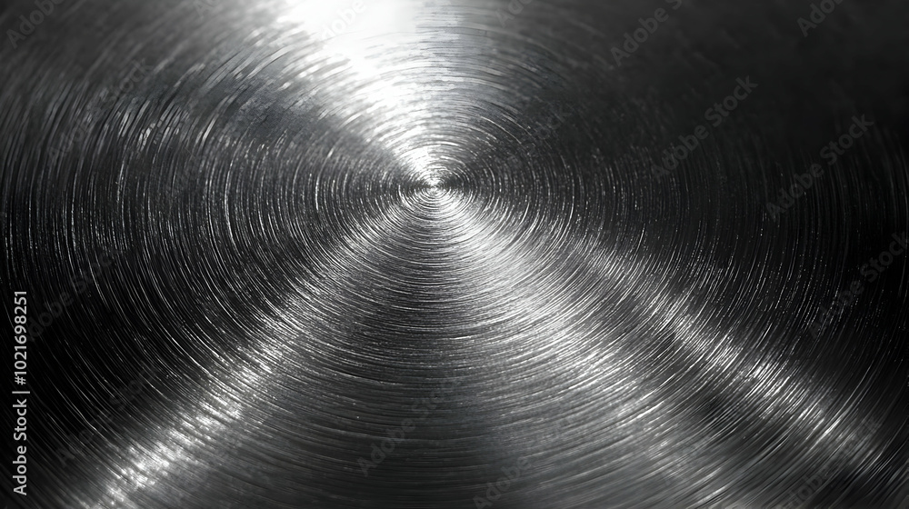 Circular Brushed Metal Texture Background Circular Brushed Metal Texture Background