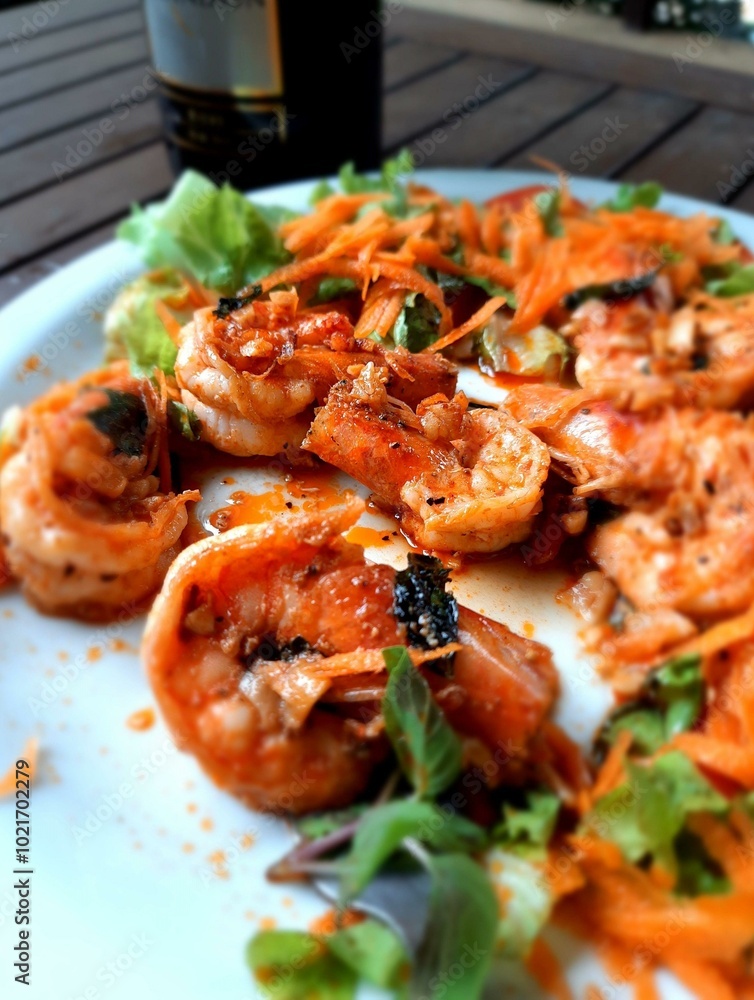 Shrimp dish Shrimp dish