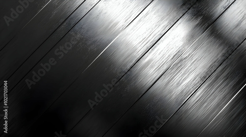 Black Wooden Plank Background