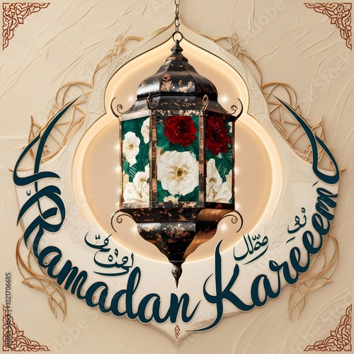 ramadan kareem happy mahram background design photo