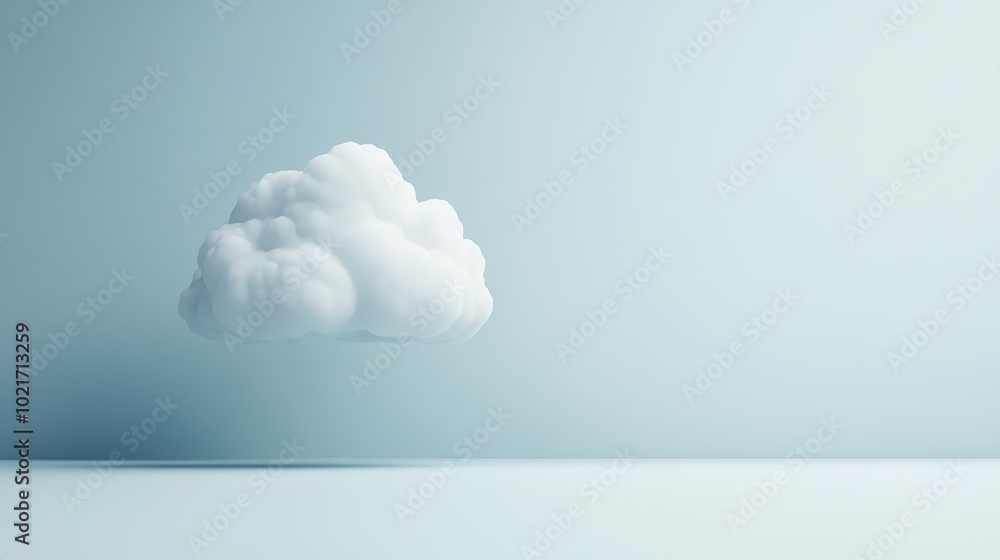 Cloud Storage Concept with Ample Space for Text Generative AI Cloud Storage Concept with Ample Space for Text Generative AI