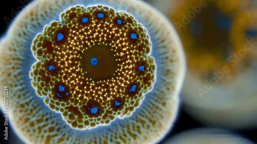 Stunning 3D Molecule Reaction Background Video for Engaging Visuals