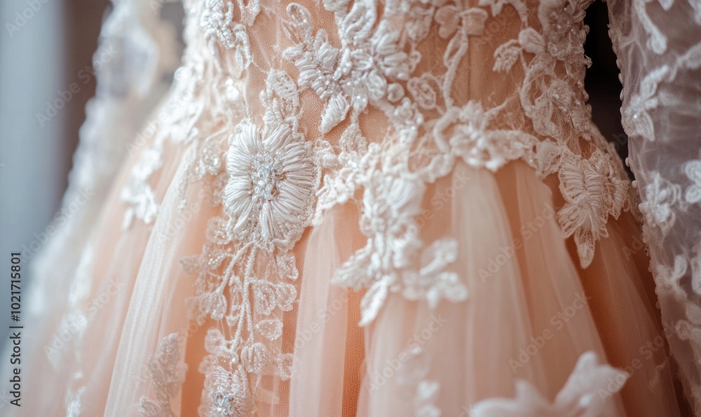 A white dress with flowers embroidered on it A white dress with flowers embroidered on it