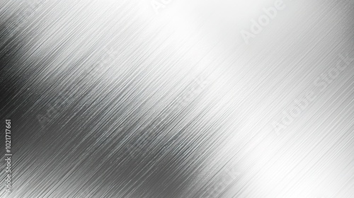 A blurred metallic texture featuring gradient shades of silver and gray, creating a smooth, sleek appearance.