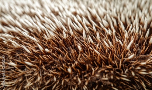 A close up of a hedge with many spines