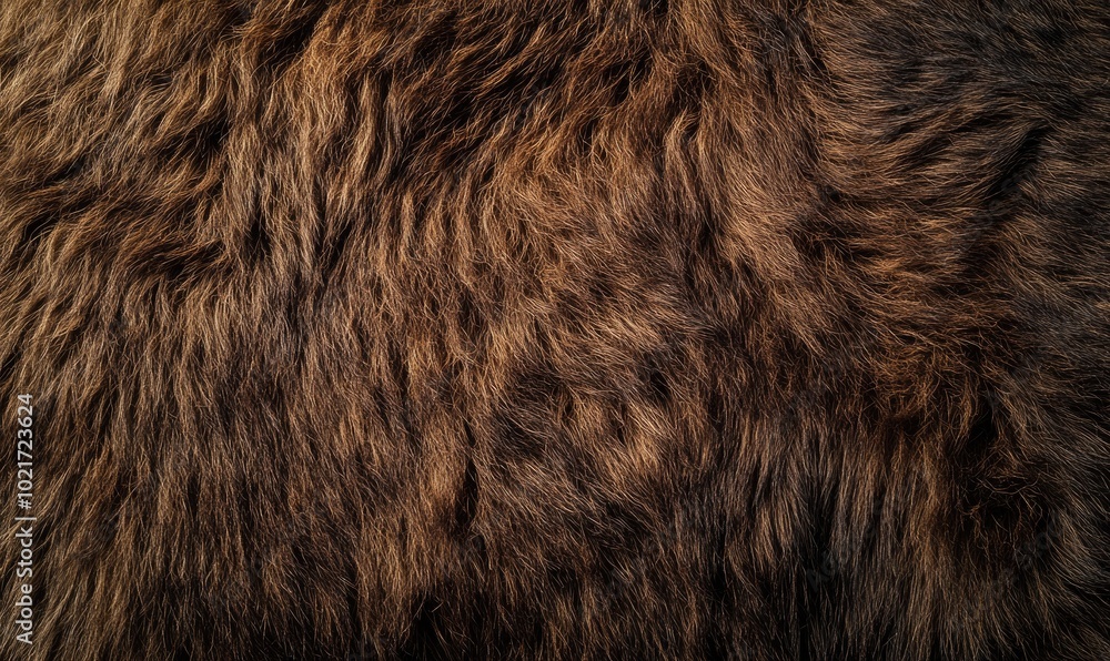 A close up of a brown animal fur with a lot of texture A close up of a brown animal fur with a lot of texture