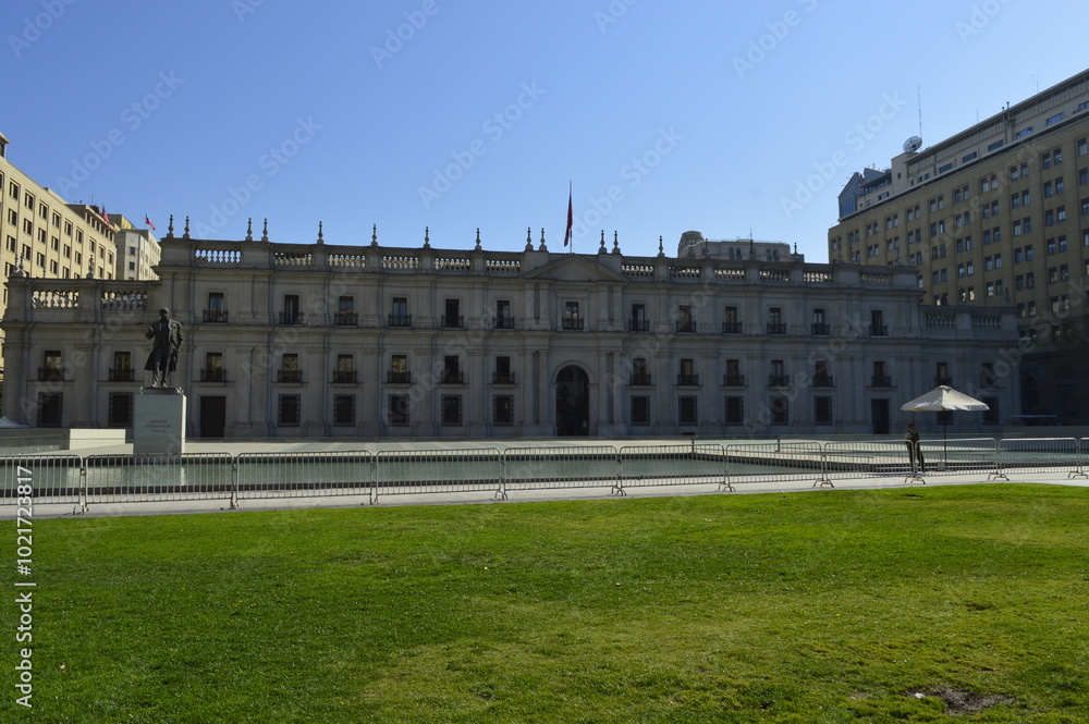 Naklejka premium Ponto turístico em Santiago do Chile