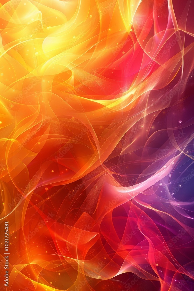 Abstract Colorful Flowing Lines Abstract Colorful Flowing Lines