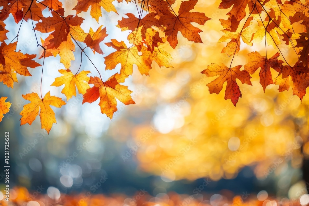 Fallen Leaves Season Background Fallen Leaves Season Background
