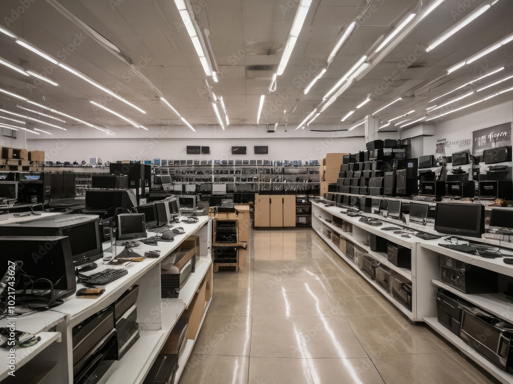 Fototapeta premium electronics store