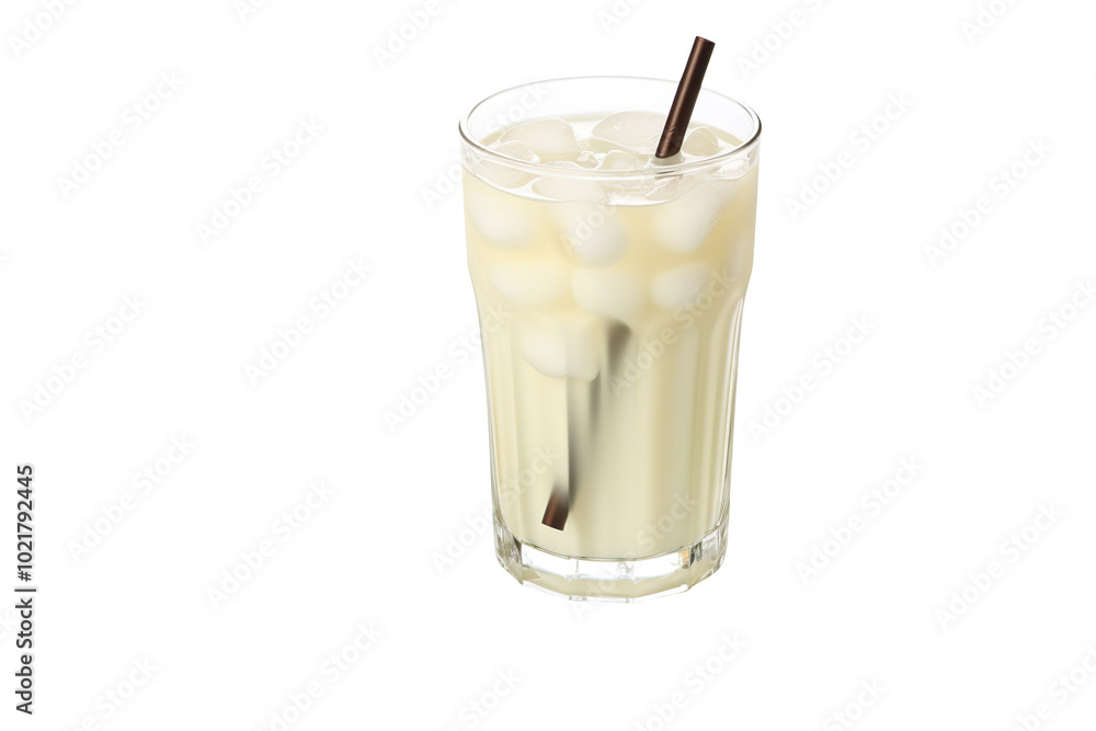 vanilla sweet drink isolated on transparent background vanilla sweet drink isolated on transparent background