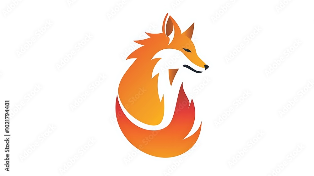 Design a modern minimalistic jackal logo icon isolated on a white background Design a modern minimalistic jackal logo icon isolated on a white background