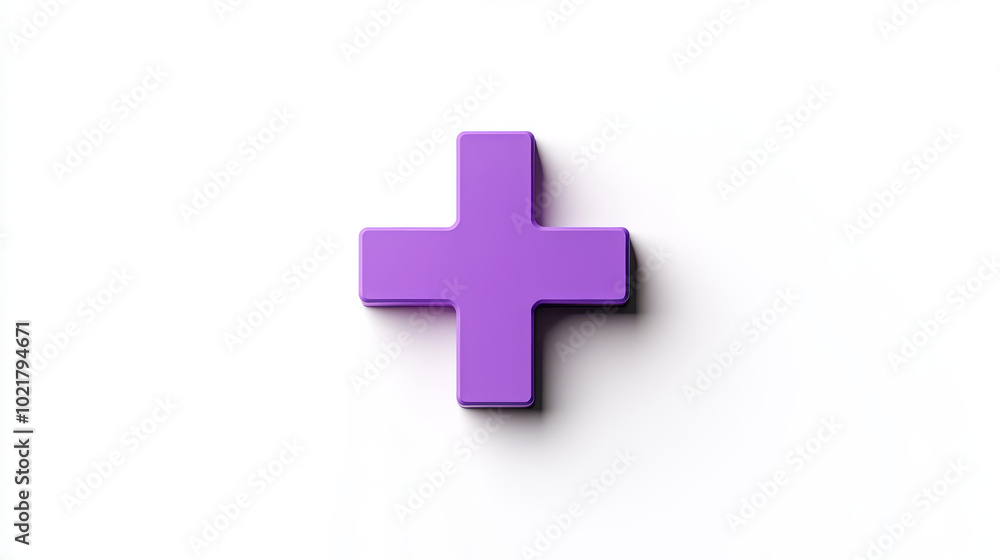 A simple, cartoon-style purple plus sign on a white background. It represents first aid and healthcare, and symbolizes emergency help. A simple, cartoon-style purple plus sign on a white background. It represents first aid and healthcare, and symbolizes emergency help.