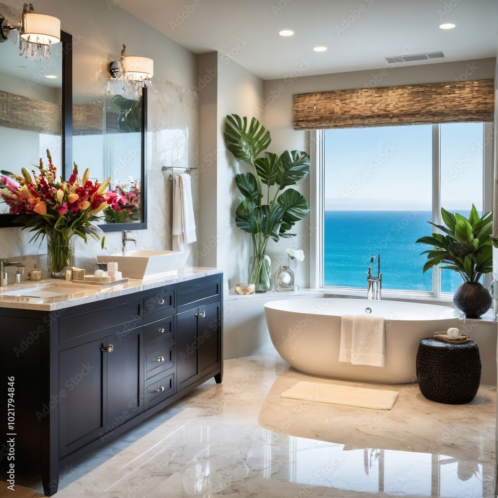modern bathroom interior