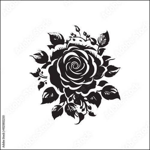 black and white roses,flower, floral, rose, vector, vintage, pattern, illustration, leaf, design, nature, decoration, flowers, plant, drawing, art, ornament, seamless, sketch, wedding, element, roses,