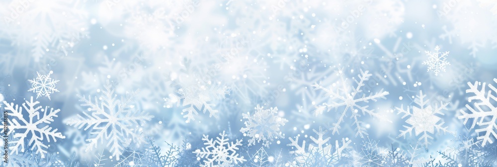 The painting portrays a serene Winter Wonderland scene, where delicate snowflakes fall on a snowy landscape, creating an elegant and beautiful atmosphere during the festive, chilly season The painting portrays a serene Winter Wonderland scene, where delicate snowflakes fall on a snowy landscape, creating an elegant and beautiful atmosphere during the festive, chilly season