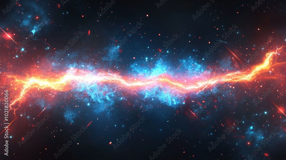 Abstract glowing shapes create a futuristic background vector design. - Abstract glowing shapes create a futuristic background vector design. -