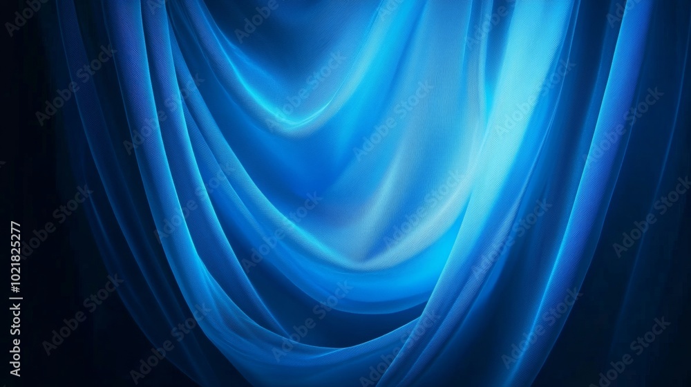 Fototapeta premium Elegant blue background illustration.
