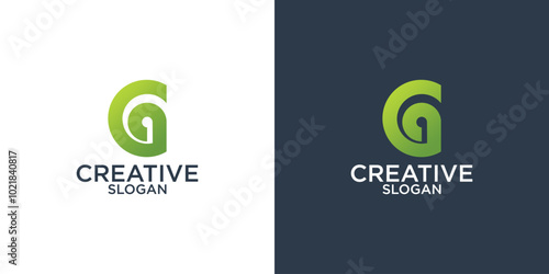 collection of initial g abstract logo design vector templates
