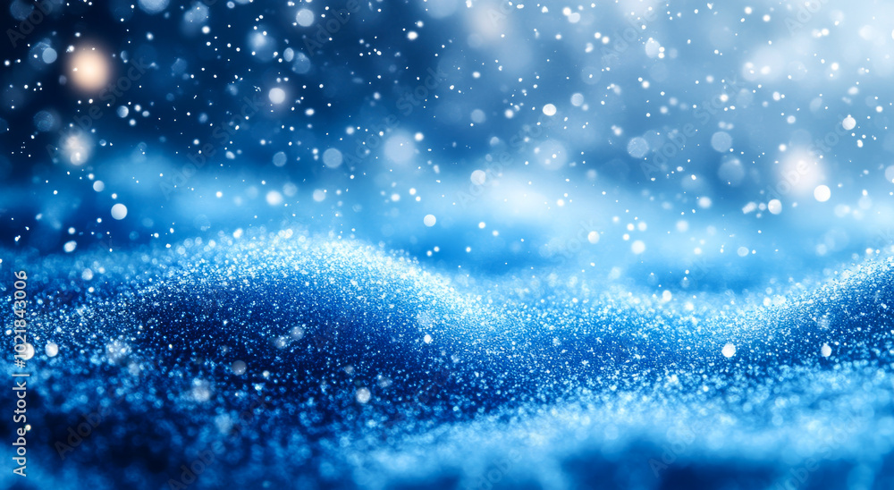 Obraz premium Sparkling waves in a serene setting. Softly shimmering waves reflect light in a serene coastal atmosphere, creating a peaceful and calming environment.