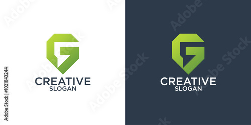 collection of initial g abstract logo design vector templates