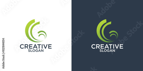 collection of initial g abstract logo design vector templates