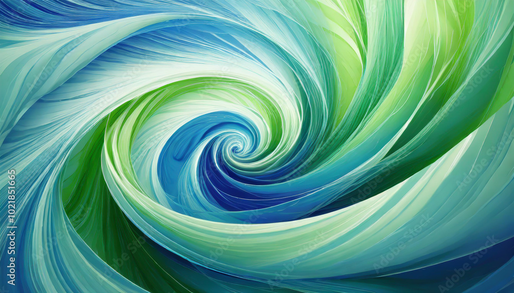 Swirling patterns of green and blue hues create a dynamic backdrop that evokes movement and energy in an abstract design Swirling patterns of green and blue hues create a dynamic backdrop that evokes movement and energy in an abstract design