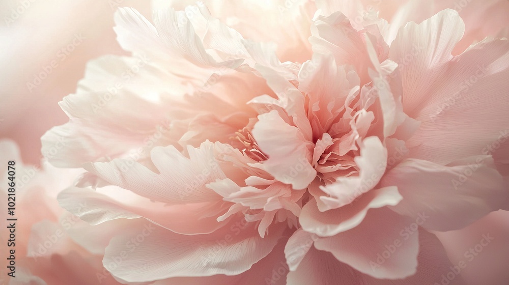 A close-up of a pink flower with soft focus to its center A close-up of a pink flower with soft focus to its center